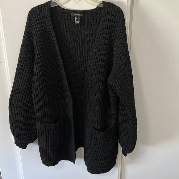 Forever 21 Sweaters - Black cardigan